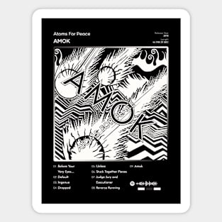 Atoms For Peace - AMOK Tracklist Album Magnet